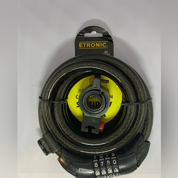 LAST One! New Etronic Bicycle Number Combination Lock - Picture 1 of 1